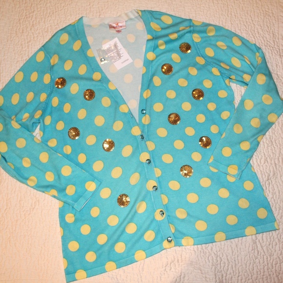 Quaker Factory Cardigan Large Shimmer NWT - Picture 1 of 6